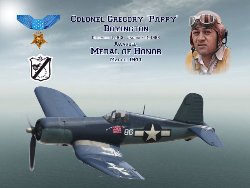 Pappy Boyington, Medal of Honor